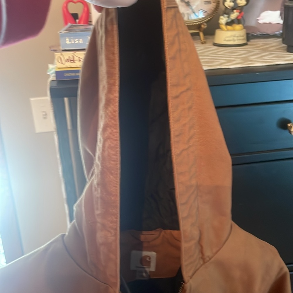 Carhartt Brown Hooded Utility Jacket - Picture 3 of 5
